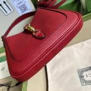 Gucci Jackie 1961 Mini Hobo Bag Red 637091 19CM - 3