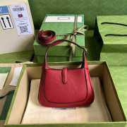 Gucci Jackie 1961 Mini Hobo Bag Red 637091 19CM - 4