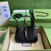 Gucci Jackie 1961 Mini Hobo Bag Black 637091 19CM - 1