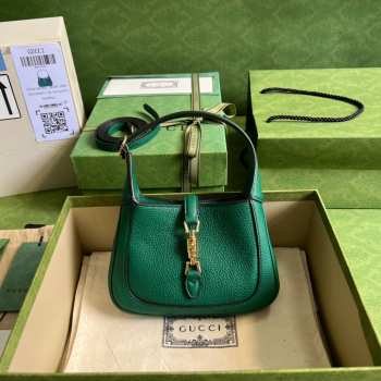 Gucci Jackie 1961 Mini Hobo Bag Green 637091 19CM