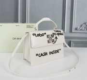 Off-White Leather White Shoulder Bag 25CM - 3