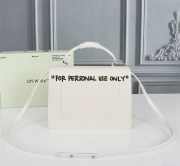 Off-White Leather White Shoulder Bag 25CM - 4