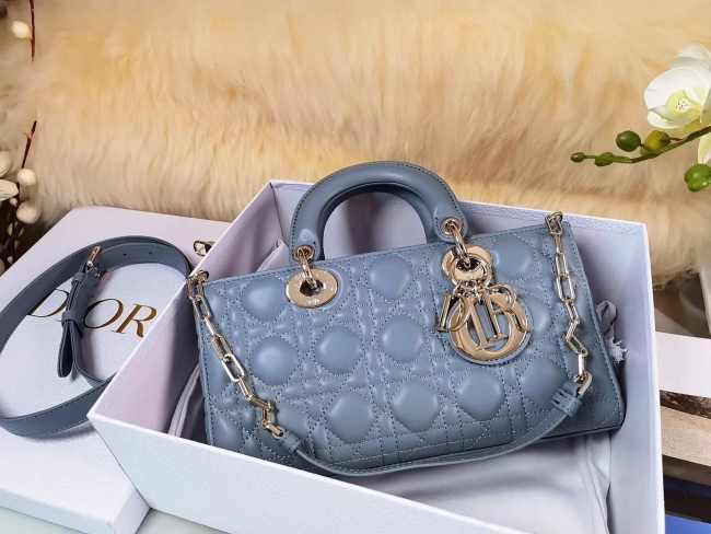 Dior Lady D-Joy Blue Bag 26CM - 1