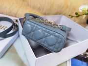 Dior Lady D-Joy Blue Bag 26CM - 3