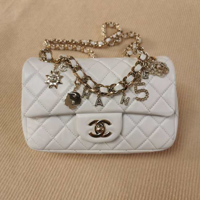 Chanel Mini CF Bag AS2326 White - 1