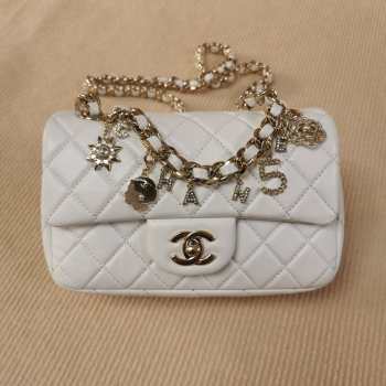 Chanel Mini CF Bag AS2326 White