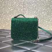 Valentino Garavani Green Vsling Micro Shoulder Bag 18CM - 3