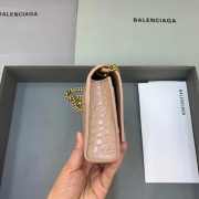 Balenciaga Hourglass Wallet On Chain Pink 19CM  - 3