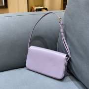 Celine Triomphe Shoulder Bag 194143 Light Purple 20CM - 5