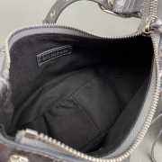 Balenciaga Le Cagole Handbag Silver Black 26CM - 2