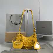 Balenciaga Le Cagole Handbag Yellow 26CM - 1