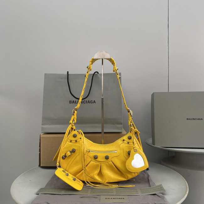 Balenciaga Le Cagole Handbag Yellow 33CM - 1