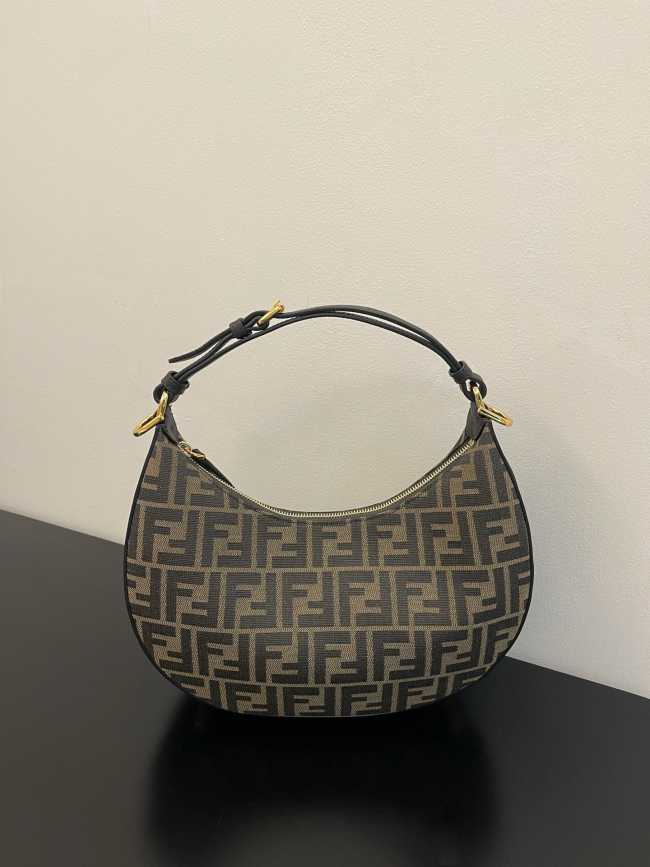 Fendi Small Hobo Bag Brown 29cm - 1