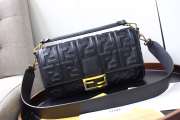 Fendi Baguette Bag Black 33cm - 1