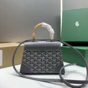 Goyard Saigon Mini Handbag Grey 21cm - 5