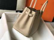 Hermes Birkin Bag Epsom Leather Beige 25cm - 6