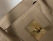 Hermes Birkin Bag Epsom Leather Beige 25cm - 2