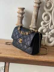 Chanel 22K Coco First Flap Bag Black 20cm - 2