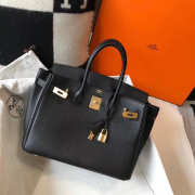 Hermes Birkin Small Bag Black 25cm - 3