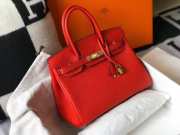 Hermes Birkin Small Bag Red 25cm - 2