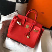 Hermes Birkin Small Bag Red 25cm - 5