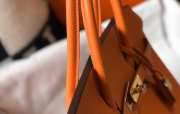 Hermes Birkin Small Bag Orange 25cm - 5