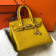 Hermes Birkin Small Bag Yellow 25cm - 6