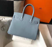 Hermes Birkin Small Bag Blue 25cm - 4