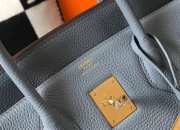 Hermes Birkin Small Bag Blue 25cm - 2