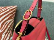 Valentino V Logo Bucket Bag Red 20cm - 6