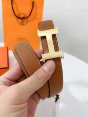 Hermes Mini H Belt Buckle & Reversible Leather Strap 24 mm - 2