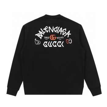 Gucci x Balenciaga Hoodie Black