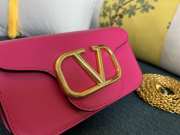 Valentino Garavani Small Shoulder Bag 19cm Rose Pink - 6