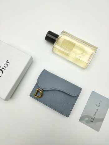 Dior Coin Purse Blue