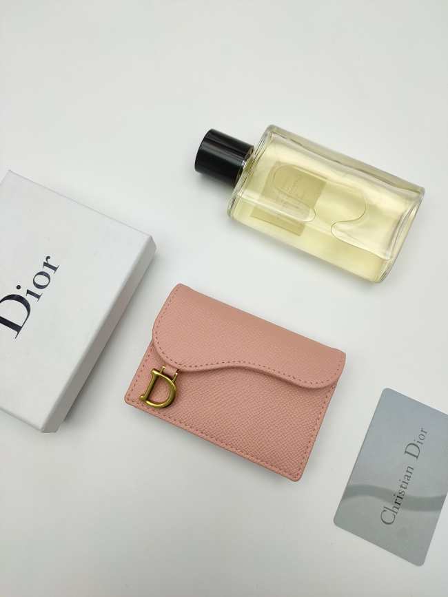 Dior Coin Purse Pink  - 1