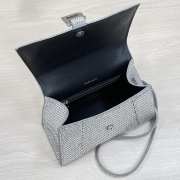 Balenciaga Hourglass Bag Silver 23cm - 4