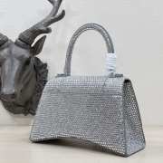 Balenciaga Hourglass Bag Silver 23cm - 5