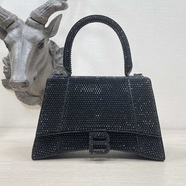 Balenciaga Hourglass Bag Black 23cm - 1