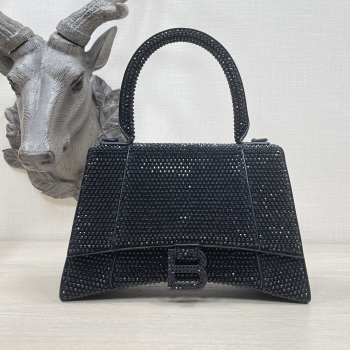 Balenciaga Hourglass Bag Black 23cm