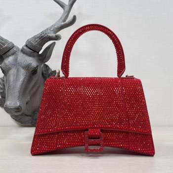 Balenciaga Hourglass Bag Red 23cm