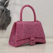 Balenciaga Hourglass Bag Rose Pink 23cm - 2