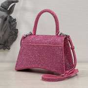 Balenciaga Hourglass Bag Rose Pink 23cm - 3