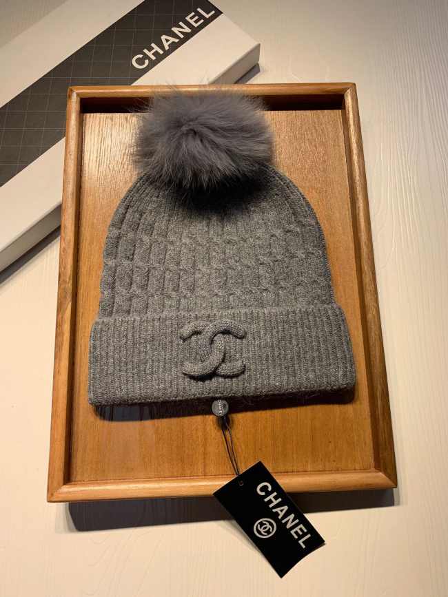 Chanel Hats Grey - 1