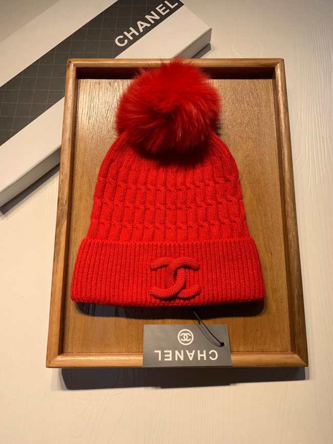 Chanel Hats Red - 1