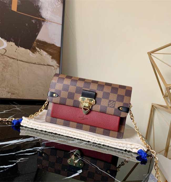 Louis Vuitton Vavin Bag N60222 Red 19CM - 1