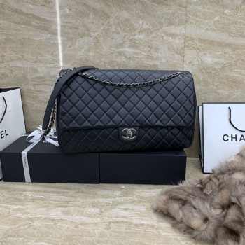 Chanel XXL Travel Flap Bag Black 46cm