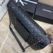 Chanel XXL Travel Flap Bag Black 46cm - 4