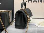 Chanel Flap Bag with Top Handle Black - 3