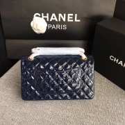 Chanel Flap Navy Blue Bag With Gold Hardware 25cm - 6