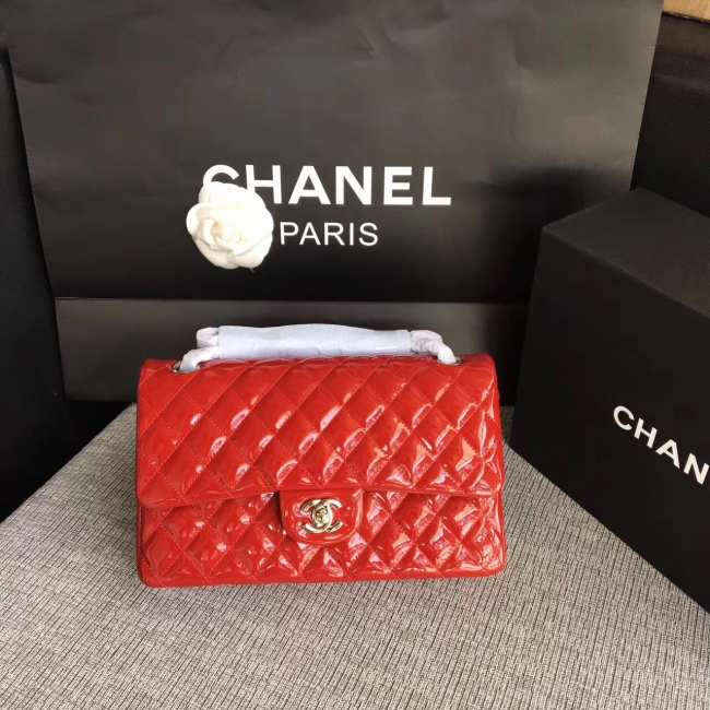 Chanel Flap Red Bag With Silver Hardware 25cm - 1